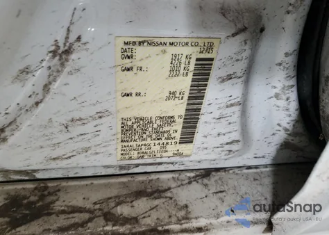 2016 Nissan Altima 2.5 из США, поврежденный, VIN 1N4AL3AP4GC144819